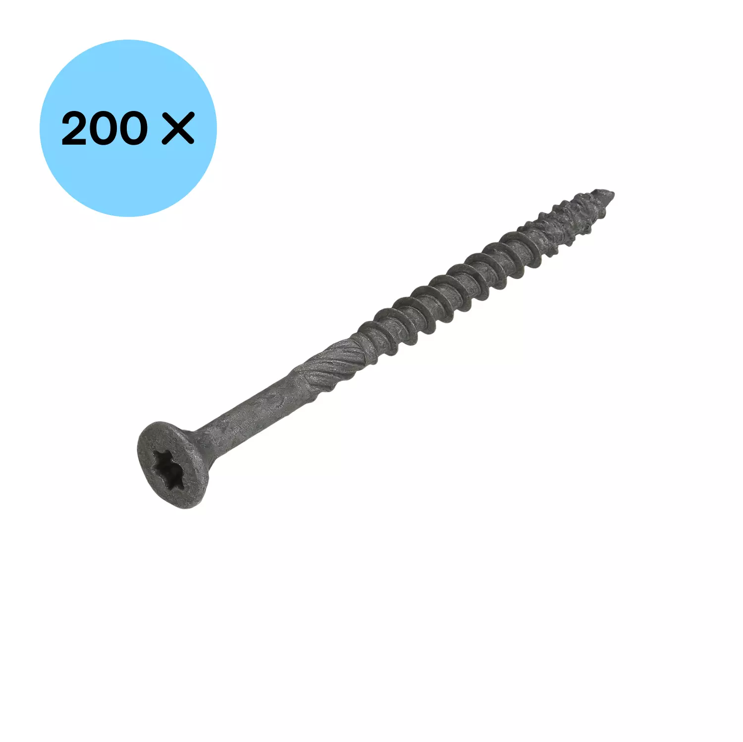 DynaPlus 0281.08.42201 Unischroef - TX25 - 5.0 x 70/42mm - Platkop - Deeldraad - Gecoat (200st)-image