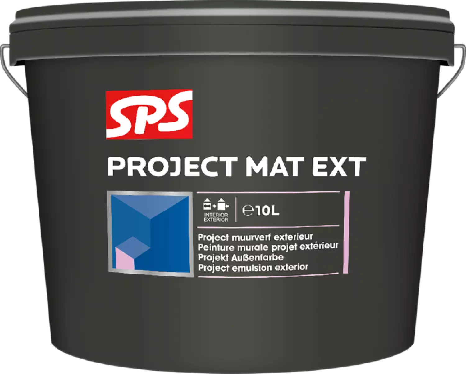 SPS Project Mat Ext Muurverf - Zwart - 10L-image