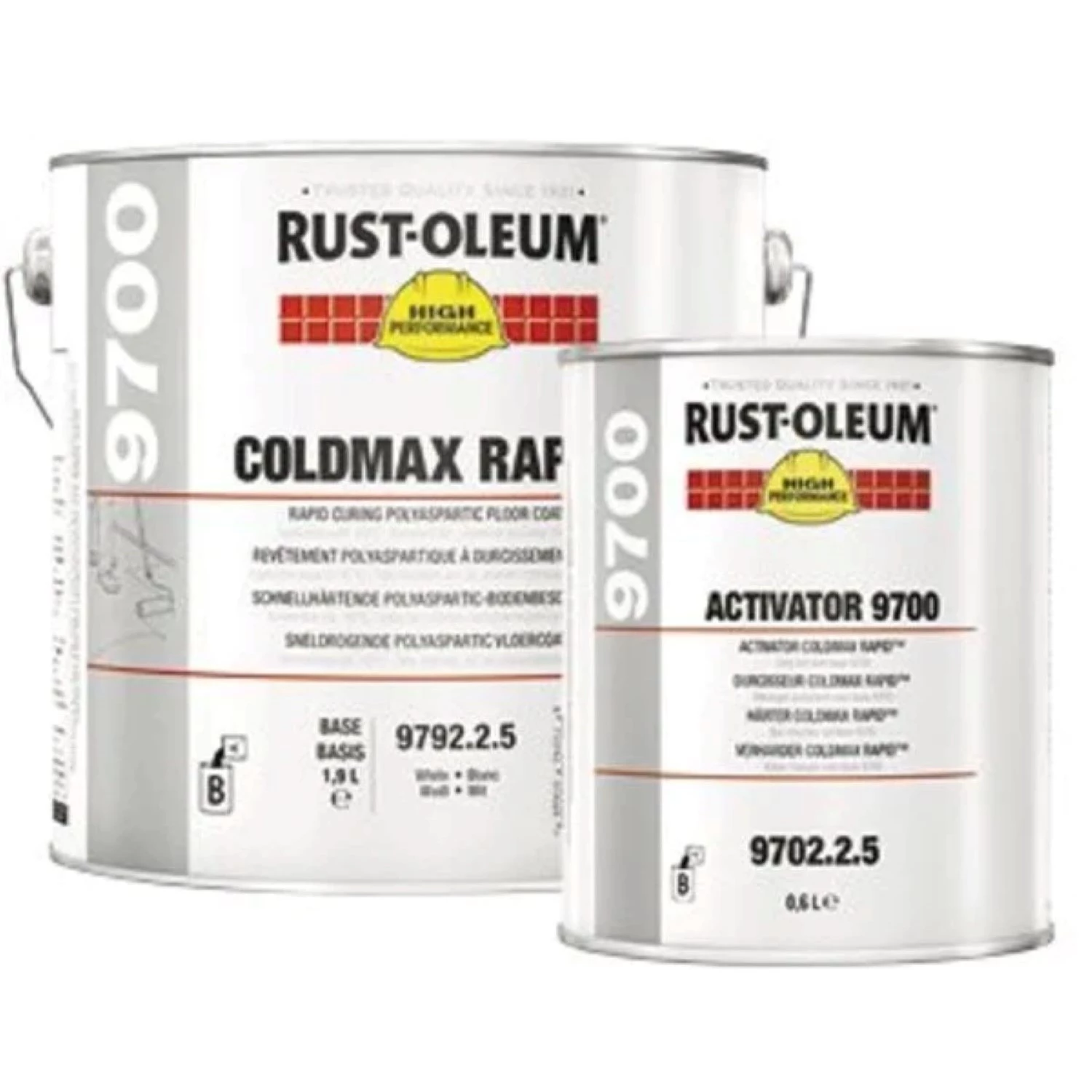 Rust Oleum 9700 Coldmax Rapid - transparant - 1,75L incl. Rust-Oleum Coldmax Rapid Activator -  0,75L-image