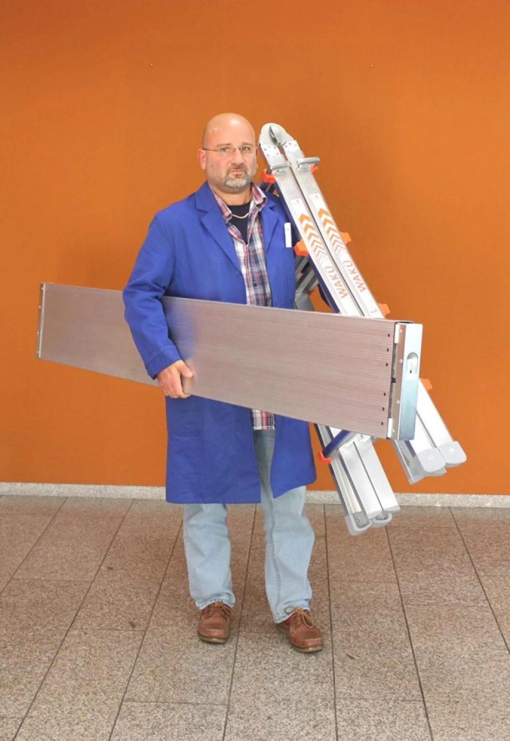 Little Jumbo 1413800123 Waku Telescopische Werkbrug - 28 x 205-350 cm - tot 150kg-image