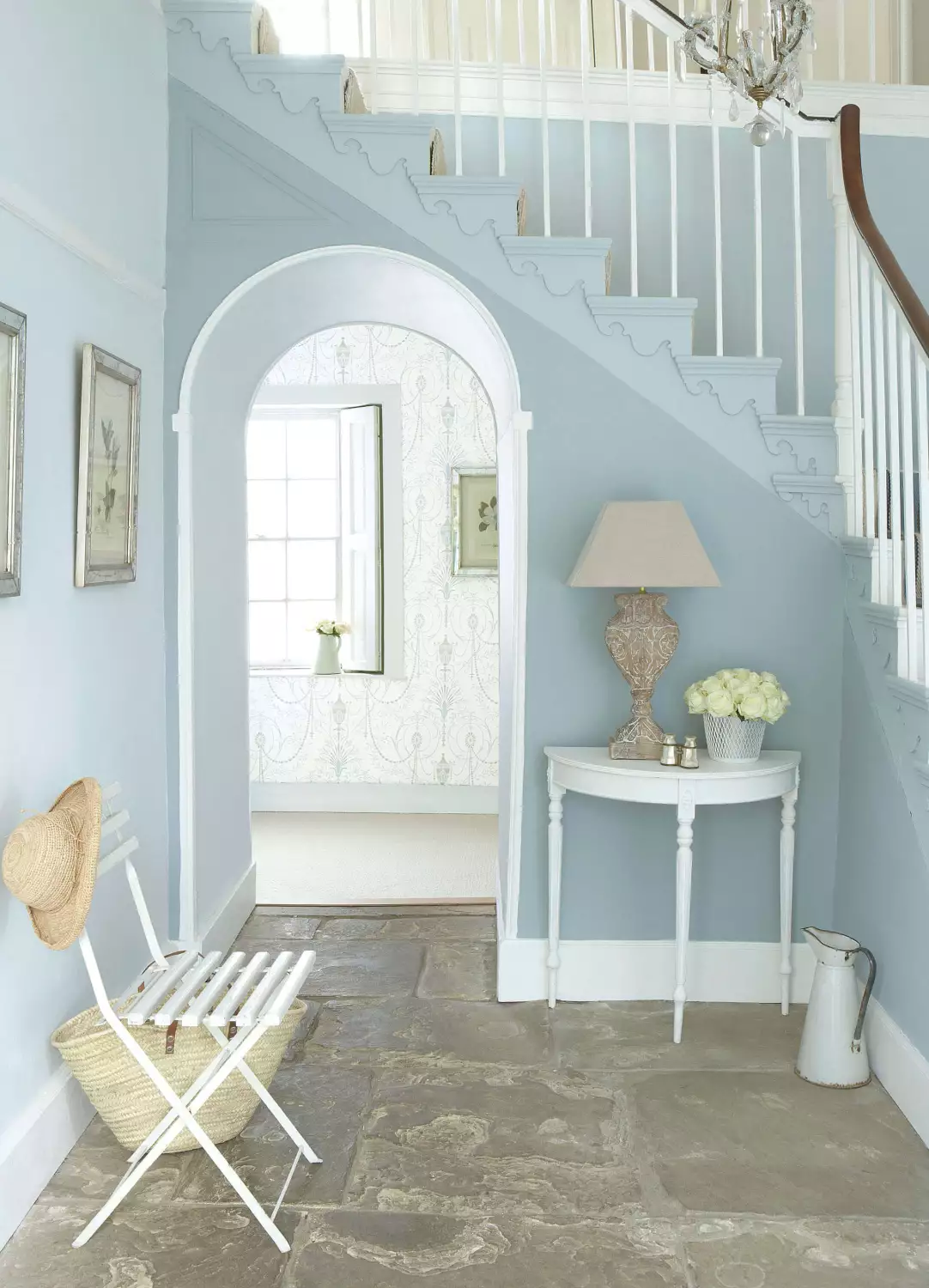 Little Greene Absolute Matt Emulsion - Bone China Blue Pale No. 182 - 5L-image