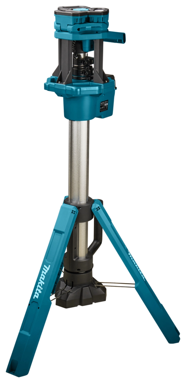Makita NLADML814 14.4V - 18V Li-Ion accu bouwlamp op statief - 3 spots - 100-220cm - 3000Lm-image
