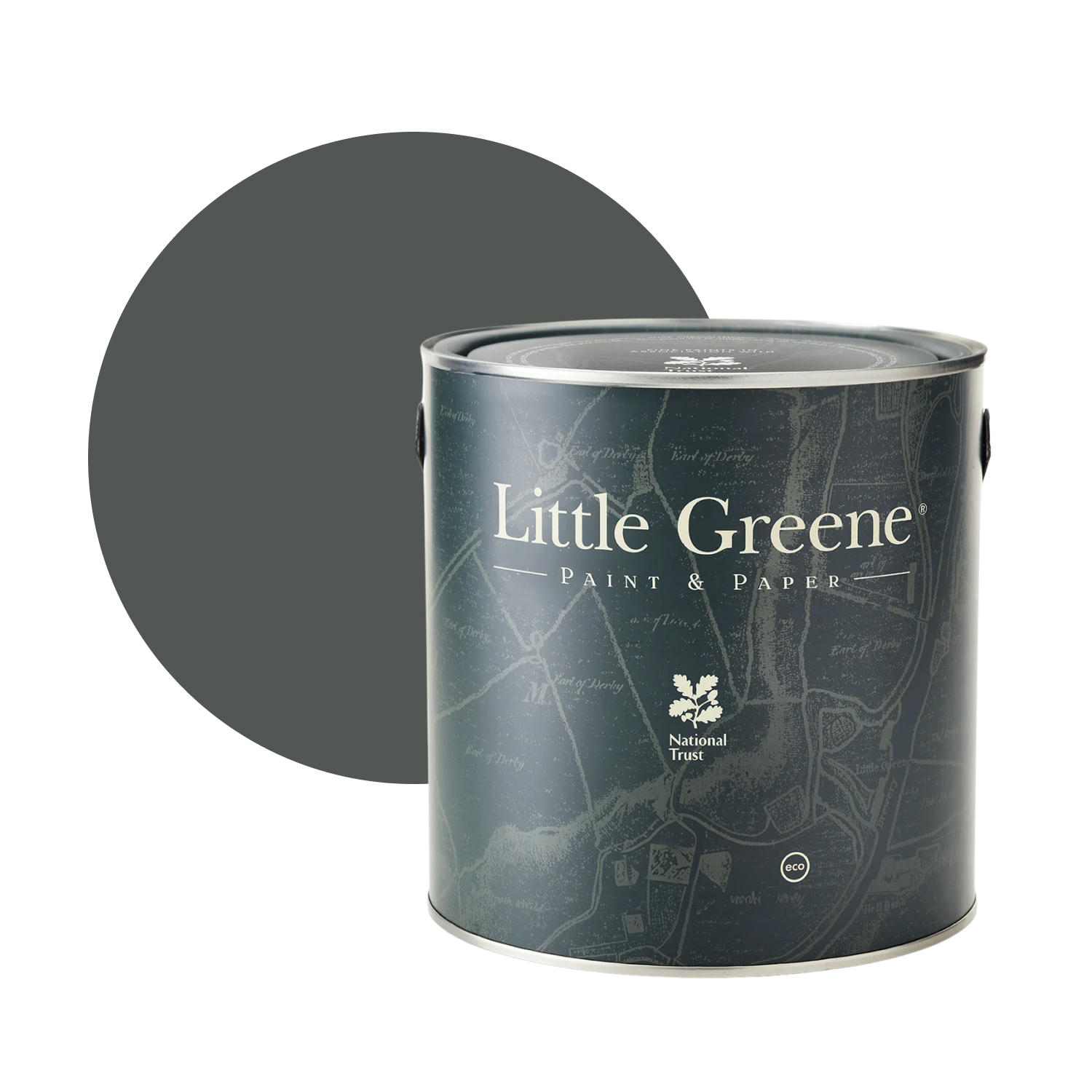 Little Greene Interior Oil Eggshell - Vulcan No. 324 - 2,5L-image