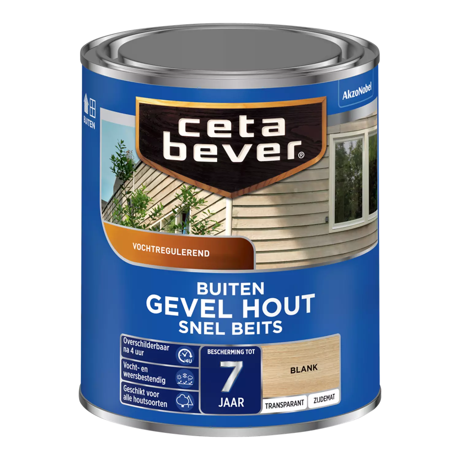 Cetabever Gevel Hout Snel Beits Transparant - Blank - 0,75L-image