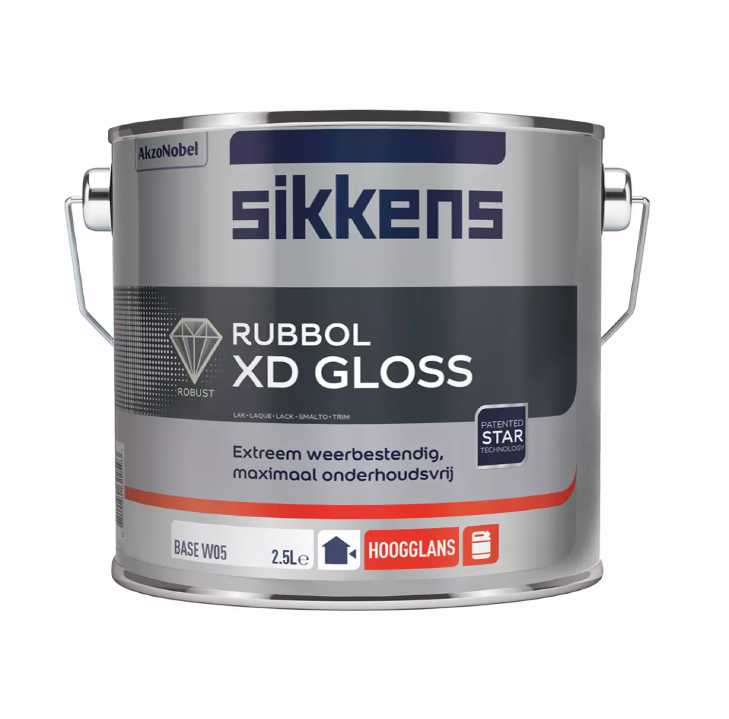 Sikkens Rubbol XD high gloss - op kleur gemengd - 2,5L-image