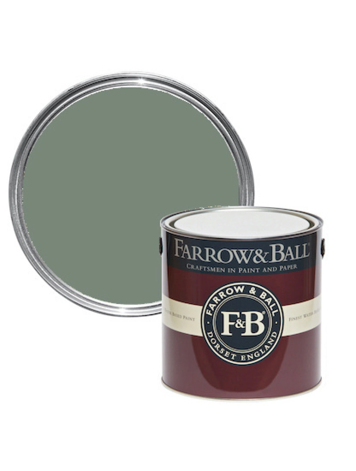 Farrow & Ball Estate Emulsion Castle Gray No. 92 - 2,5L-image