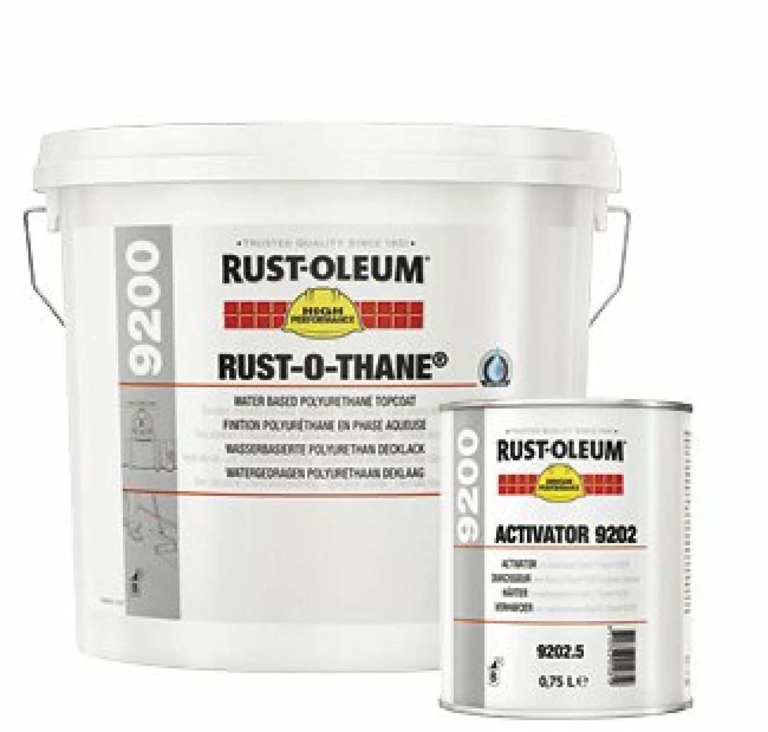 Rust-Oleum 9200 Rust-O-Thane - op kleur gemengd - 5L (Excl. Activator)-image