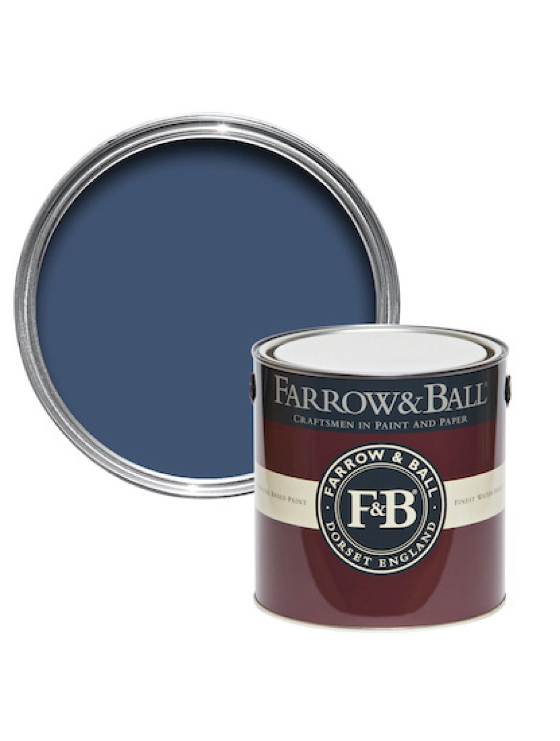 Farrow & Ball Flat Eggshell Drawing Room Blue No.253 - 5L-image