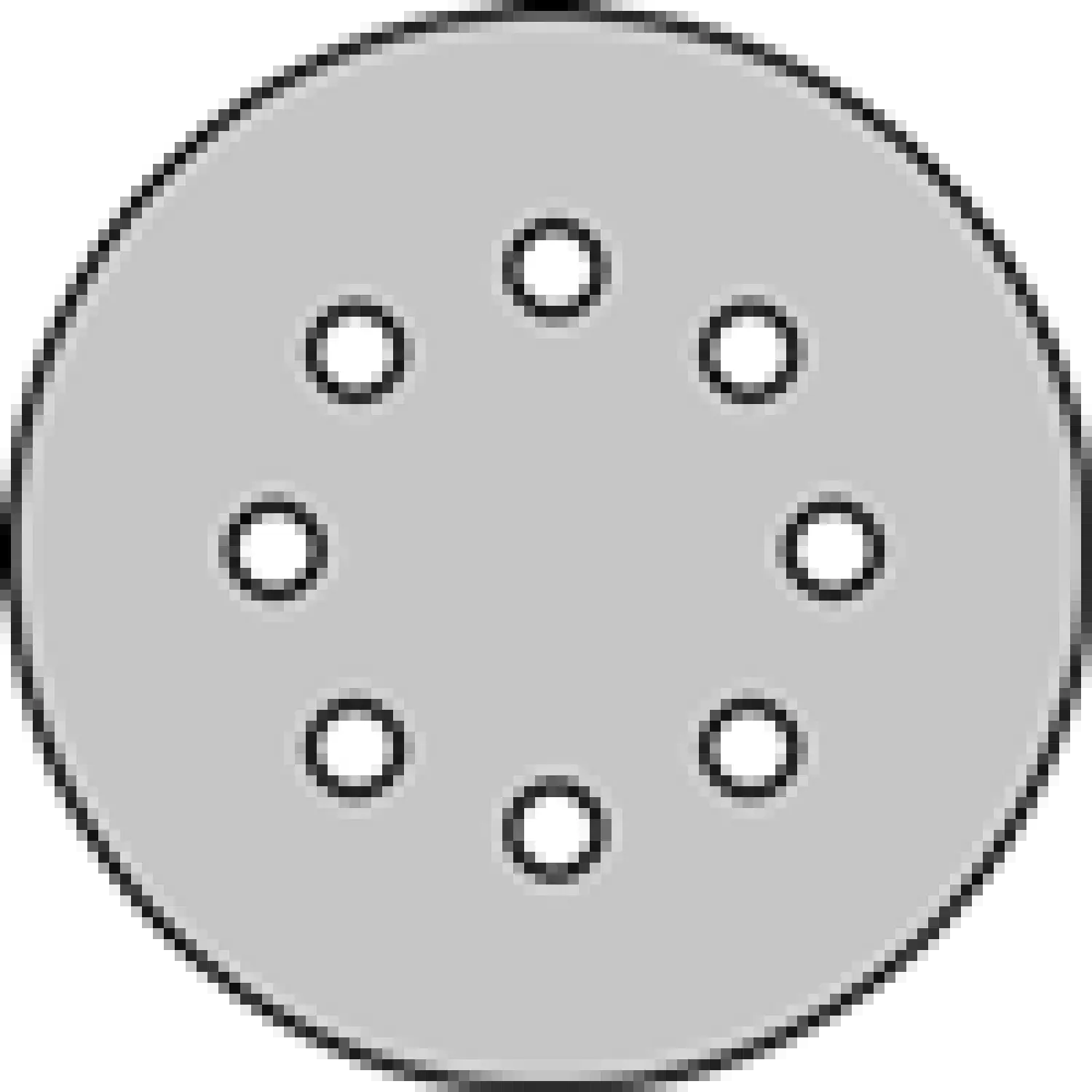 Klingspor Schuurpapier Rond 125 Klitteband 8 Gaten 5st P80-image