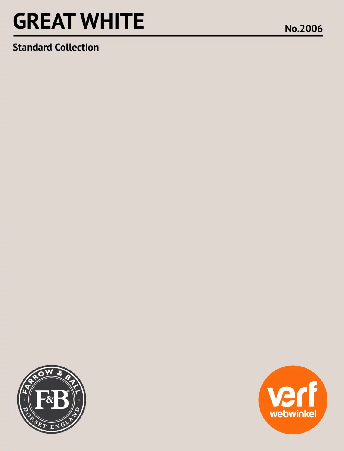 Farrow & Ball Modern Eggshell Great White No.2006 5L-image