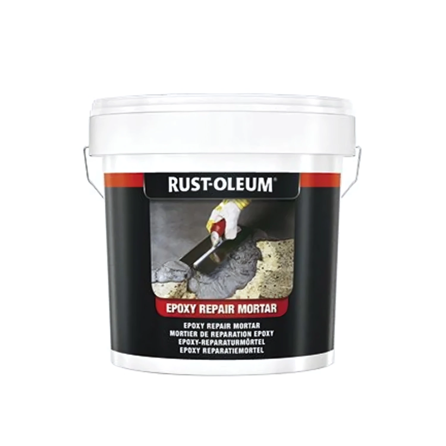 Rust-Oleum 5180 Epoxy Reparatiemortel Donkergrijs - 2,5kg-image