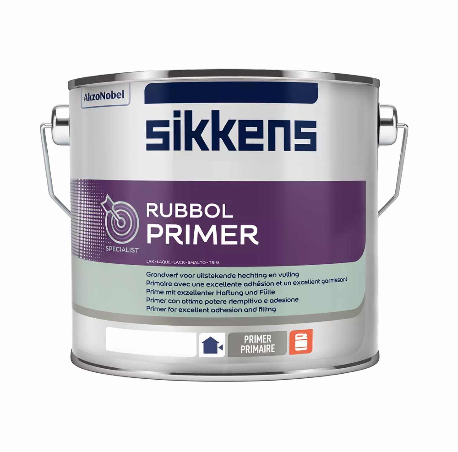 Sikkens Rubbol primer - white - 2.5L-image