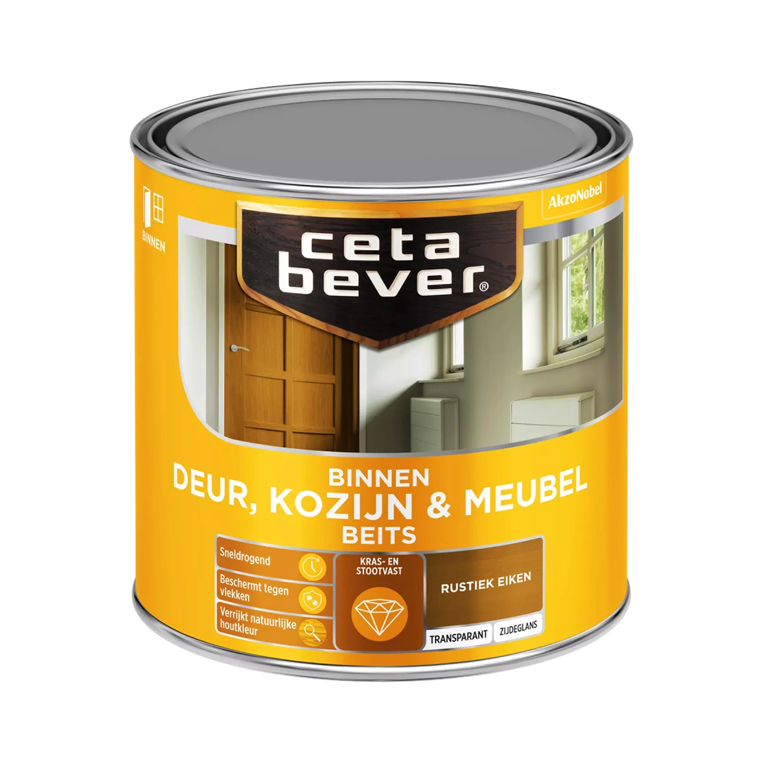 Cetabever Binnenbeits Deuren & Kozijnen Transparant Zijdeglans-image