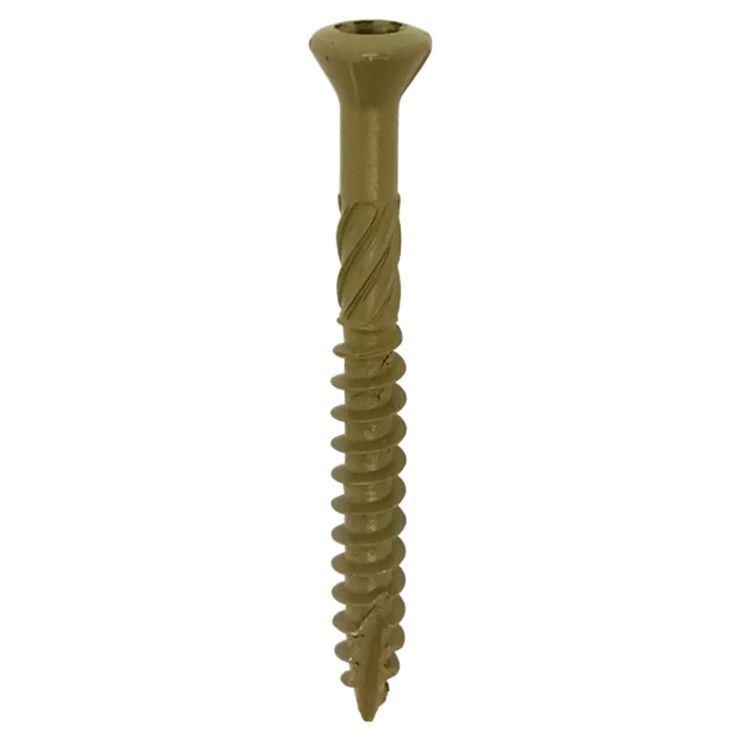 Woodies 61970401 Ultimate Vlonderschroef Gehard staal - TX25 - 5.0 x 50mm - Verzonken kop - Deeldraad - Verzinkt (200st)-image