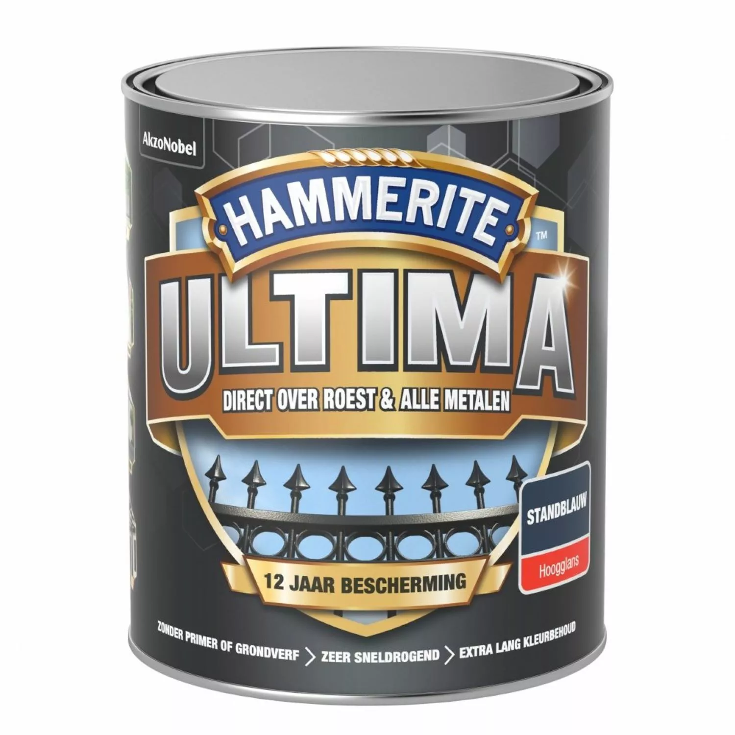 Hammerite Ultima Hoogglans - Standblauw - 0,75L-image