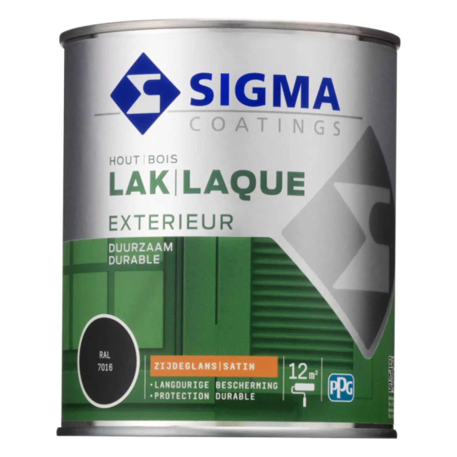 Sigma Houtlak exterieur zijdeglans - RAL 7016 - 0.75L-image