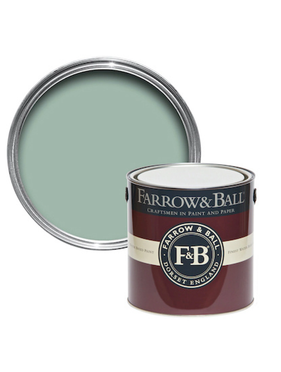 Farrow & Ball Modern Eggshell Green Blue No.84 - 2.5L-image