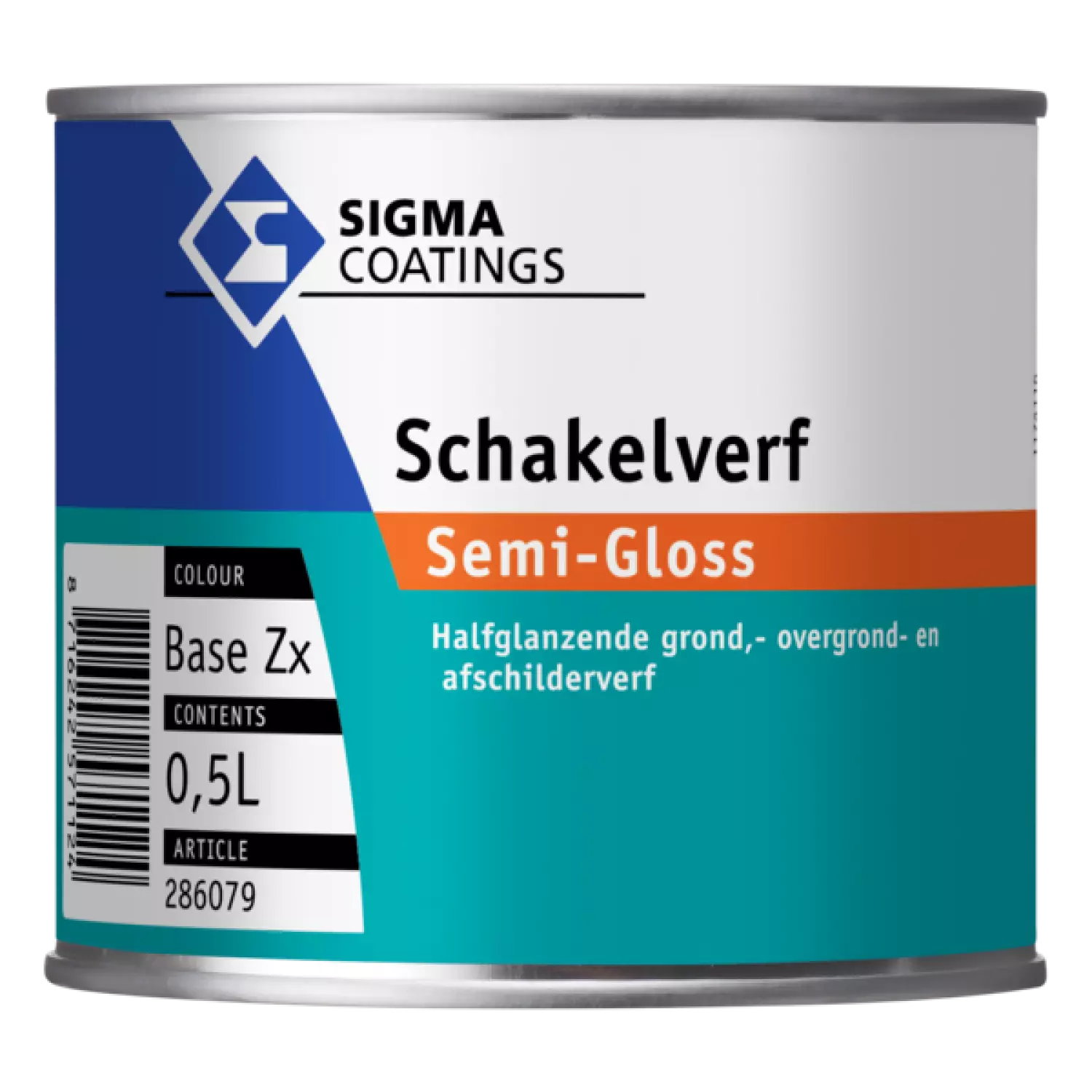 Sigma Schakelverf Semi-Gloss Basis Zx 0,5 L-image