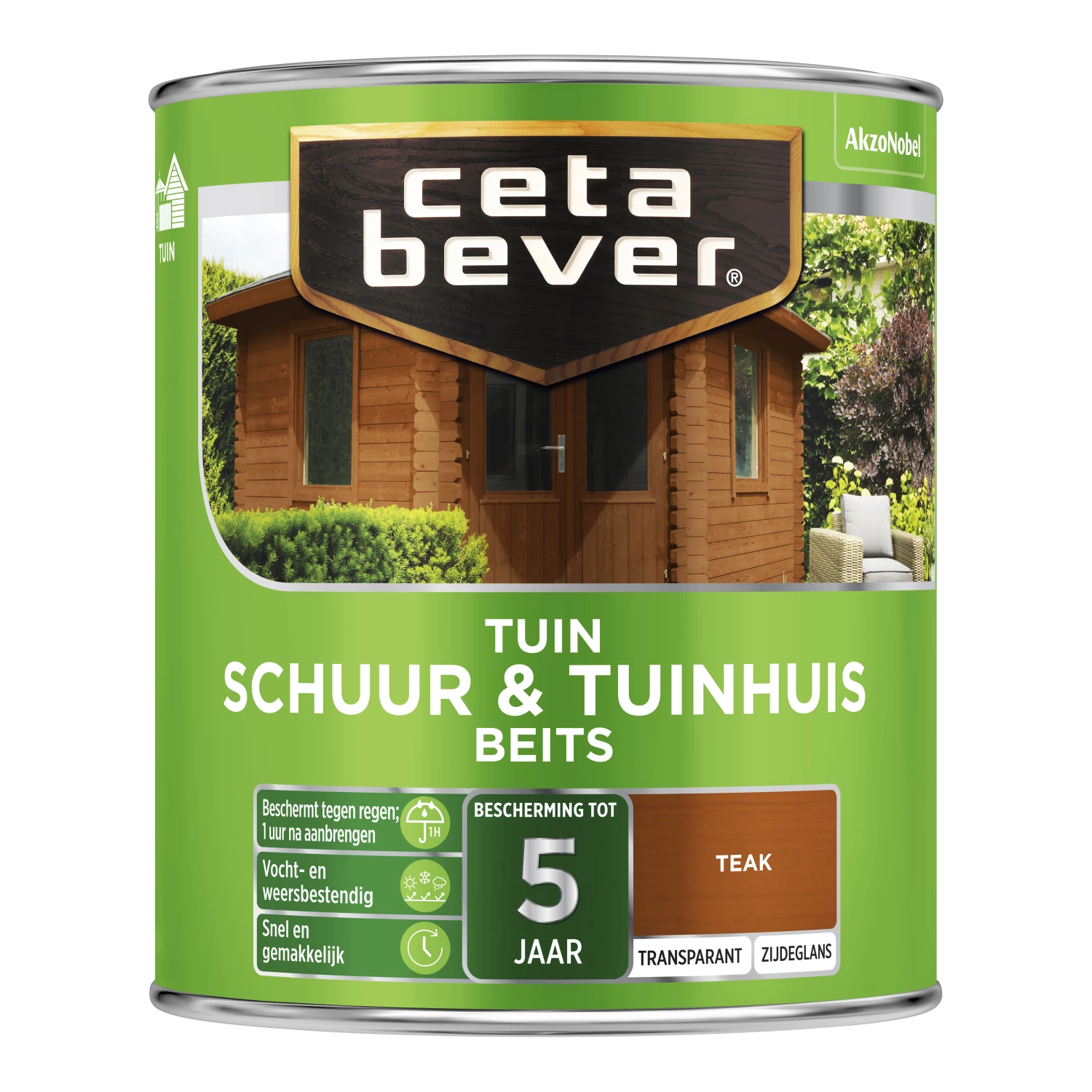 Cetabever Schuur & Tuinhuis Beits Transparant - Teak - 750ml-image