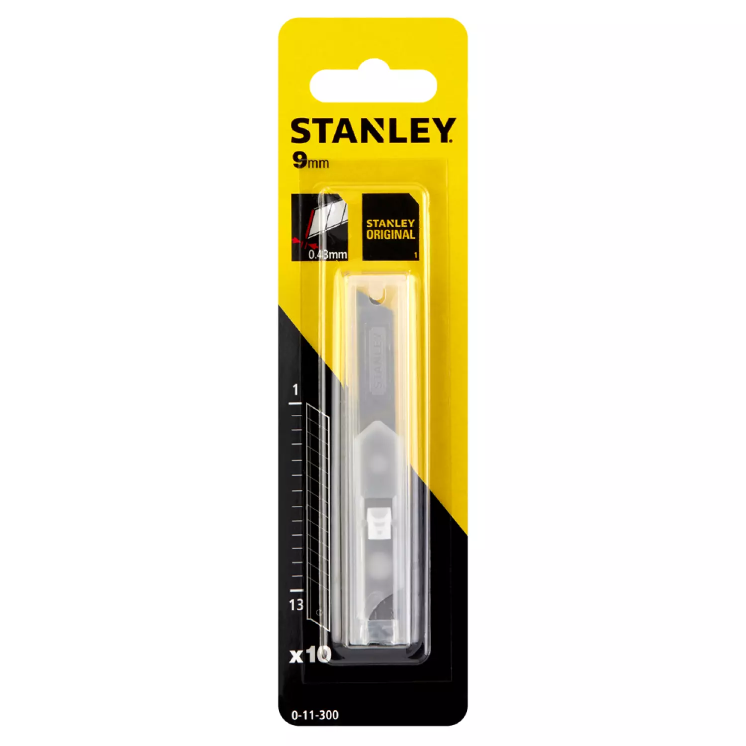 Stanley 0-11-300 afbreekmesjes - 9mm (10st)-image