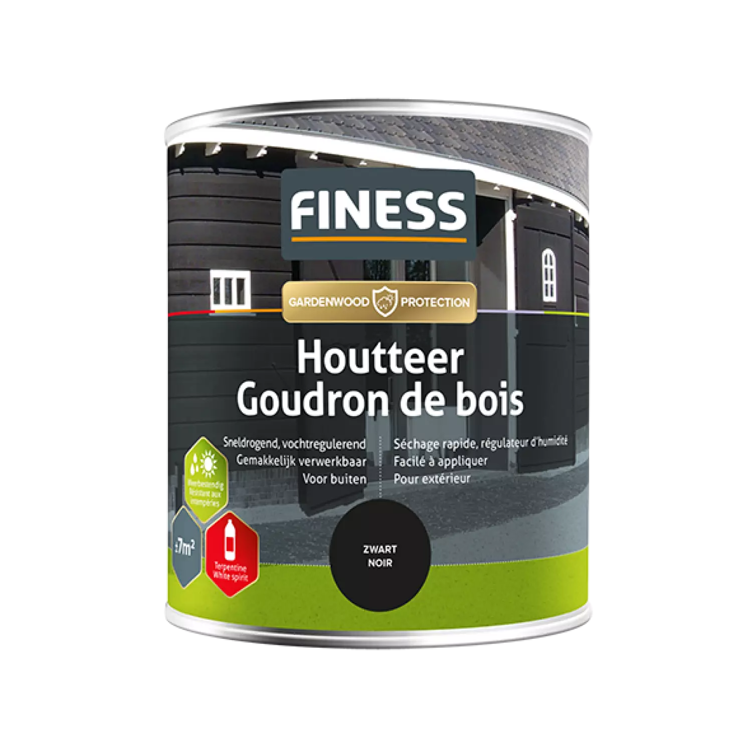 Finess Houtteer - Zwart - 2,5L-image