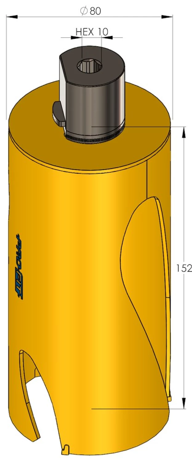 ProFit 9281080 Multi Purpose Long Gatenzaag - 80mm-image