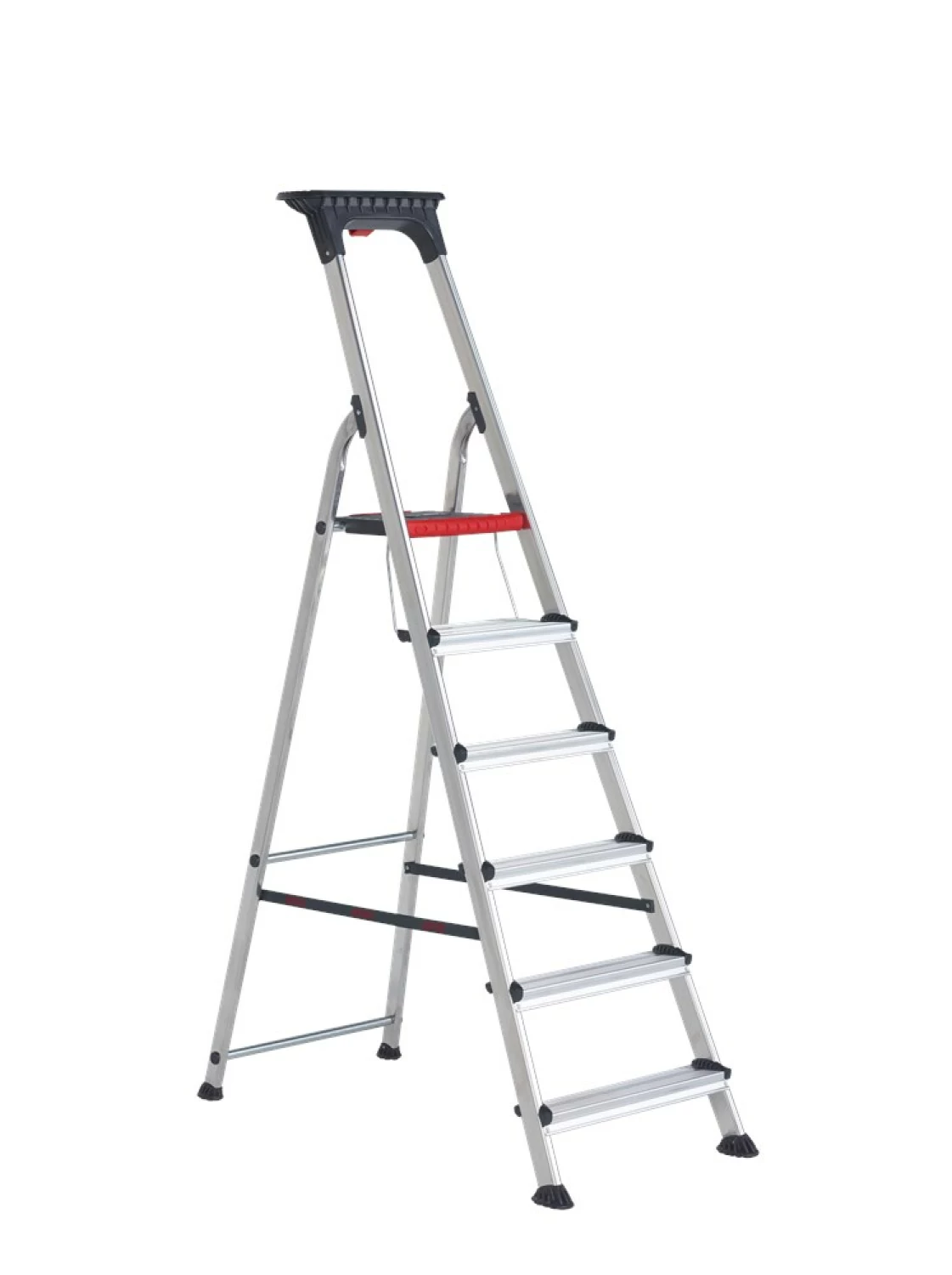 Altrex Double Decker Huishoudtrap - Aluminium - 6 treden - max. werkhoogte 3,25m-image