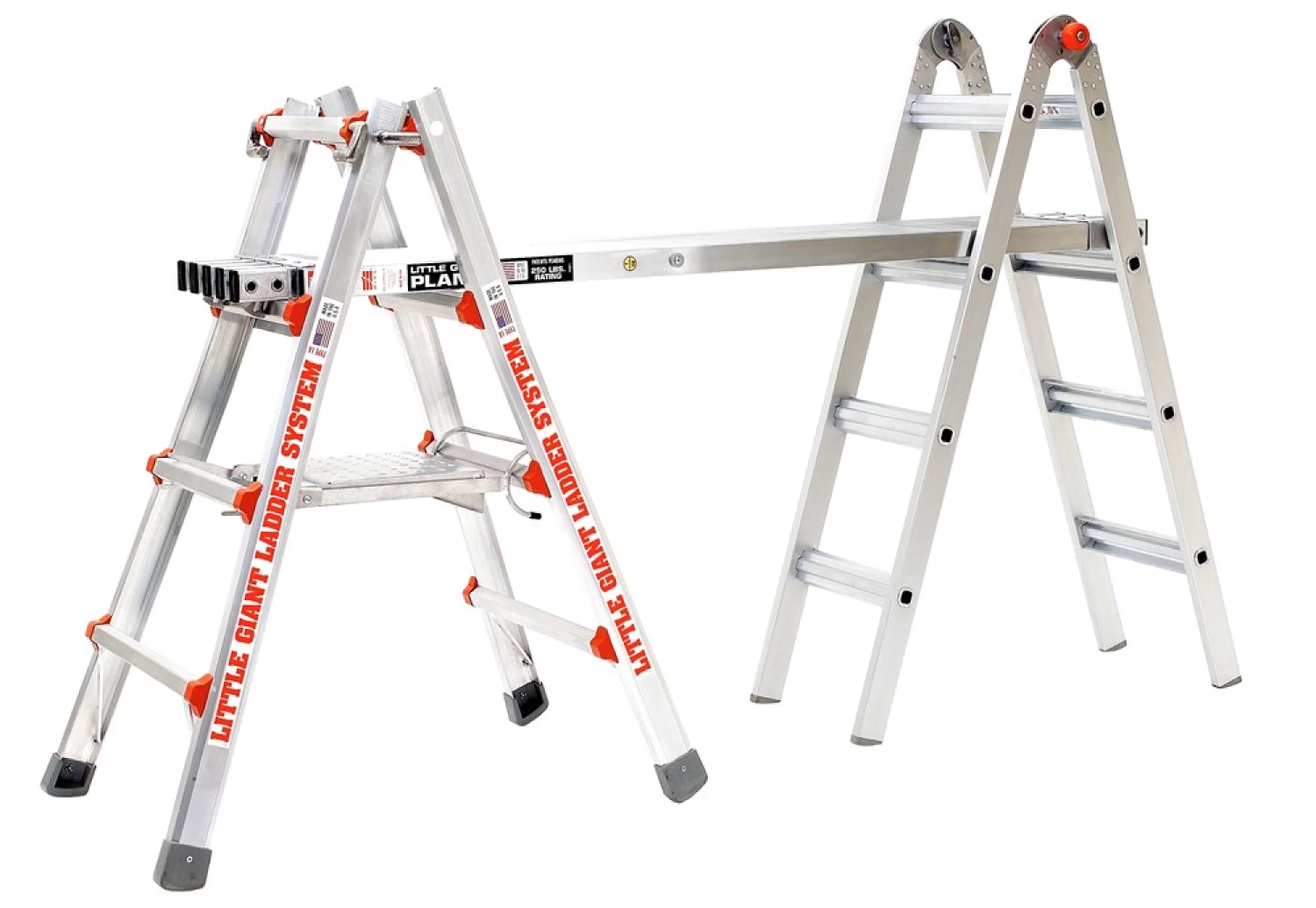 Little Jumbo 48414396 Multiladder telescopische werkbrug - 33 x 244-396cm-image