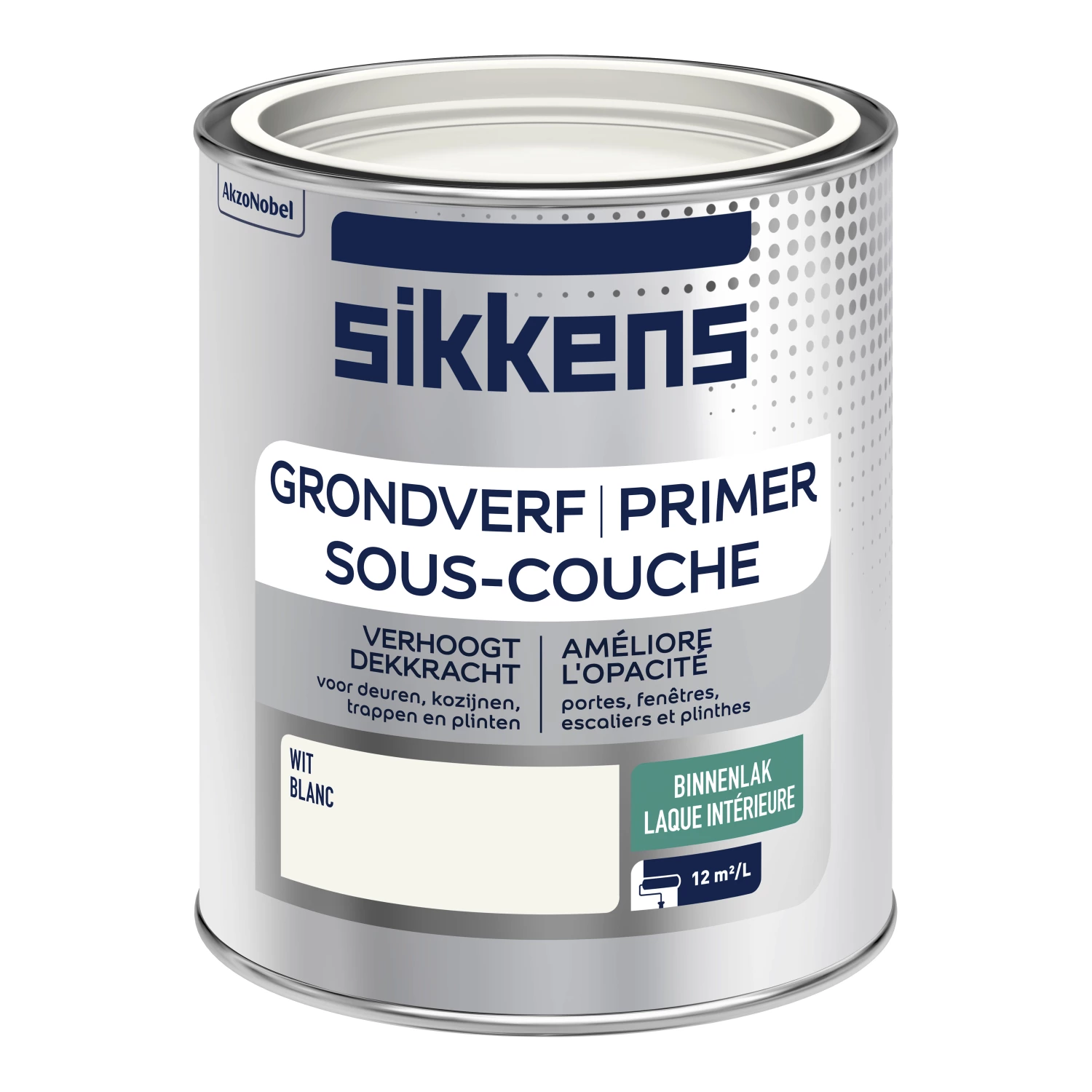 Sikkens Grondverf Binnen - Wit - 0,75L-image