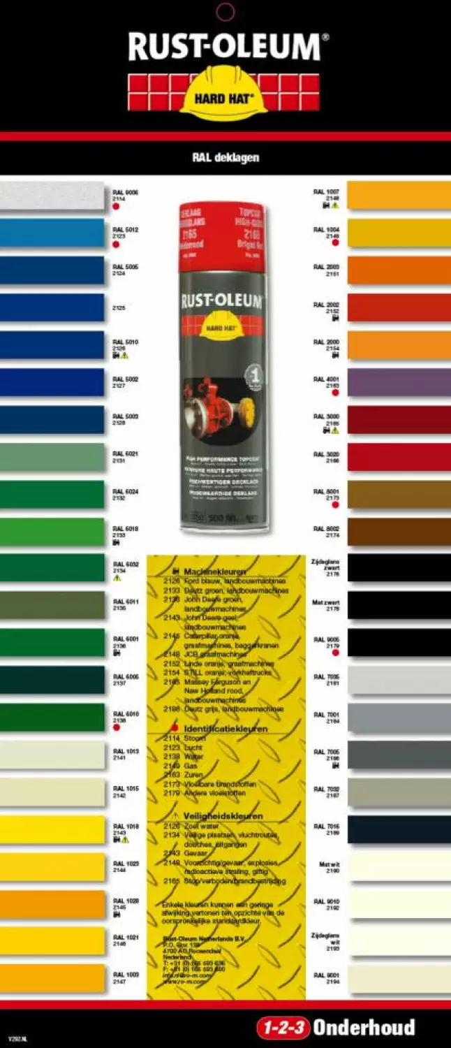 Rust-Oleum Hard Hat 2172 - RAL 8001 okerbruin - 0,5L-image