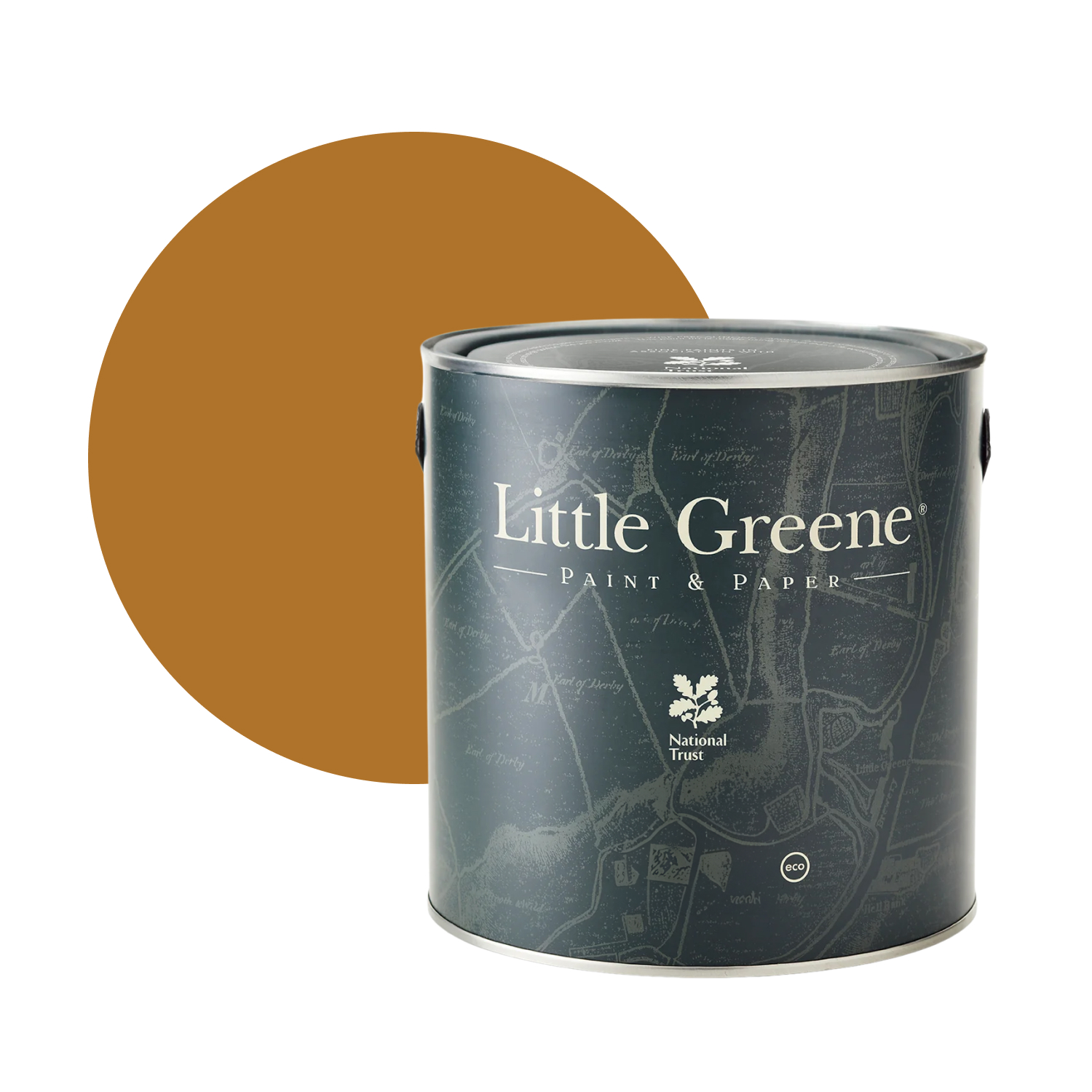 Little Greene Intelligent Matt Emulsion - Middle Buff No. 122 - 5L-image