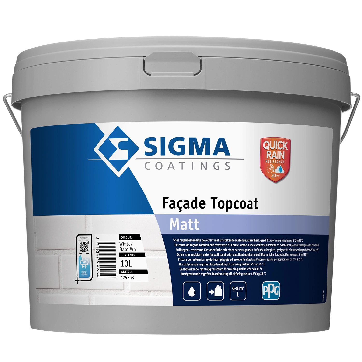 Sigma Facade Topcoat Matt - 10L-image