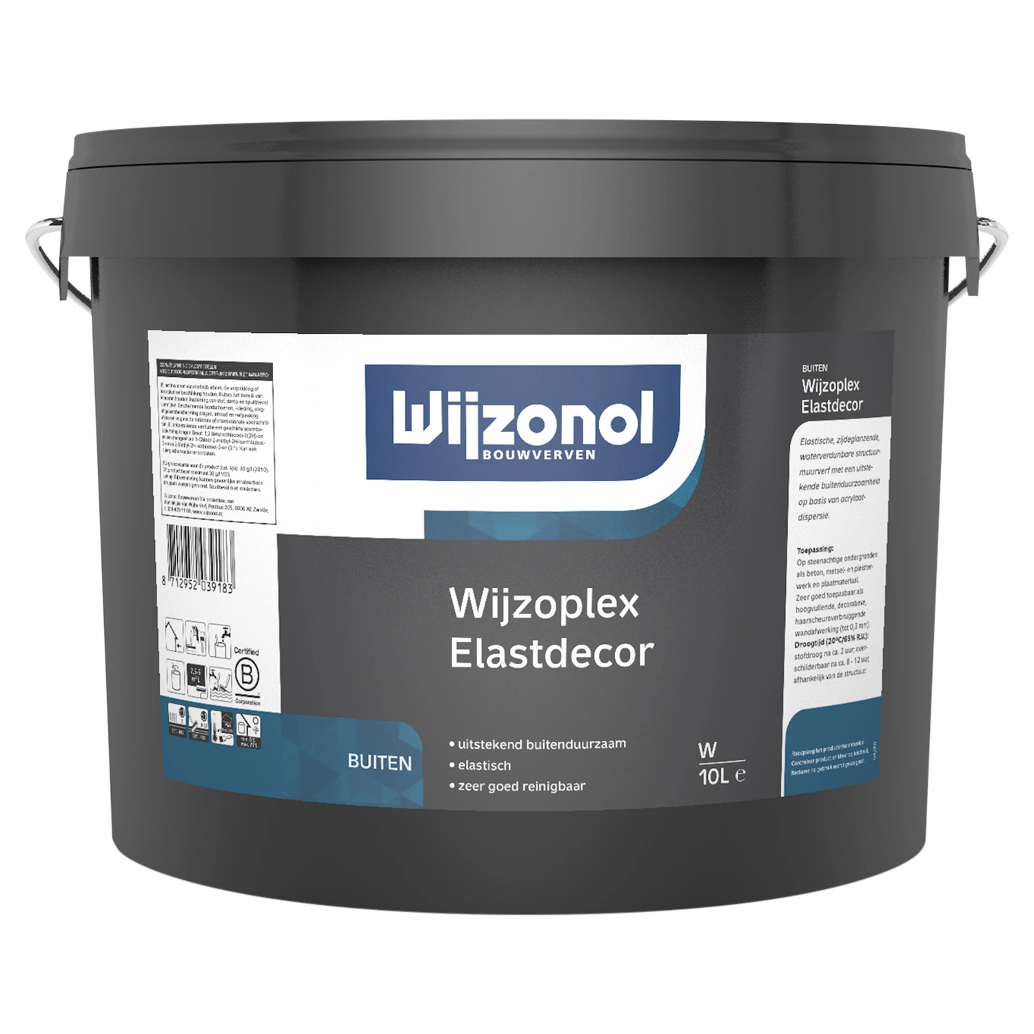 Wijzonol Wijzoplex Elastdecor - wit - 10L-image