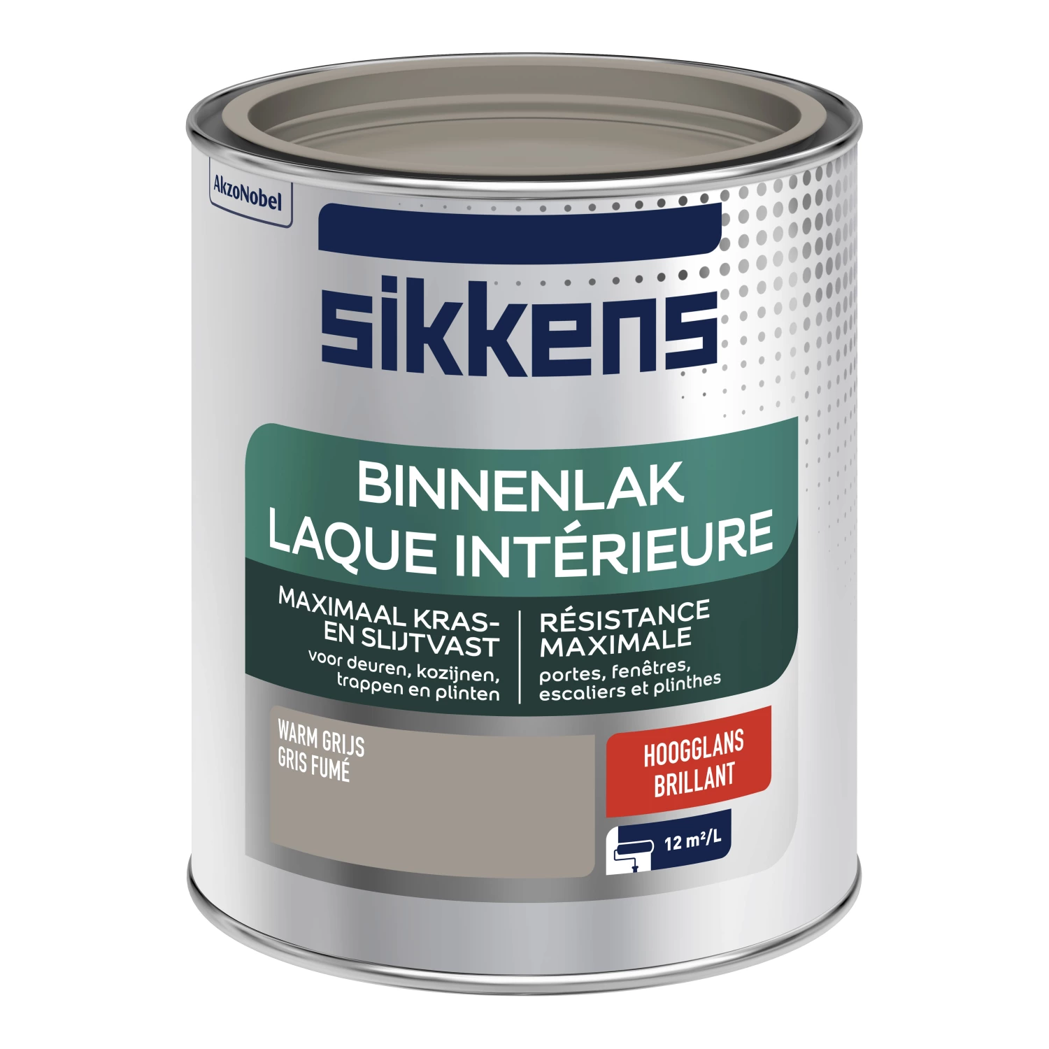 Sikkens Binnenlak Hoogglans - Warm grijs - 750ml-image