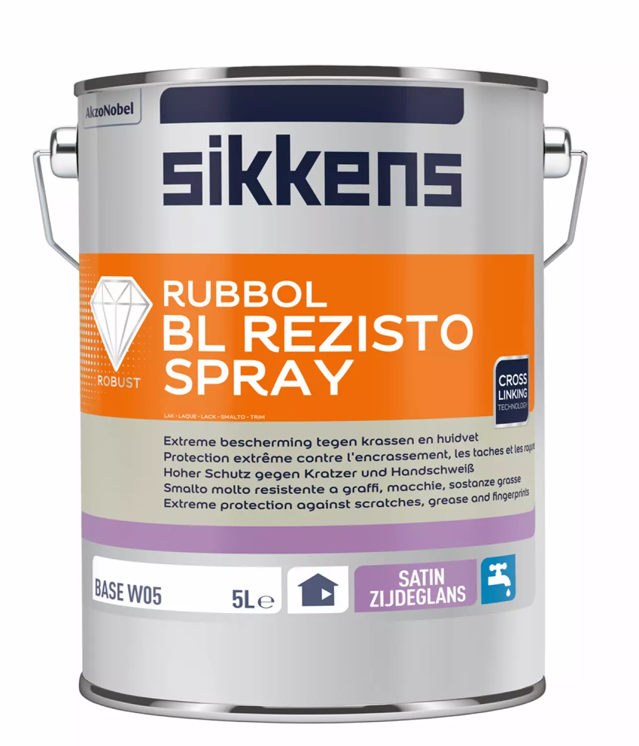 Sikkens Rubbol Bl Rezisto Spray - op kleur gemengd - 5L-image