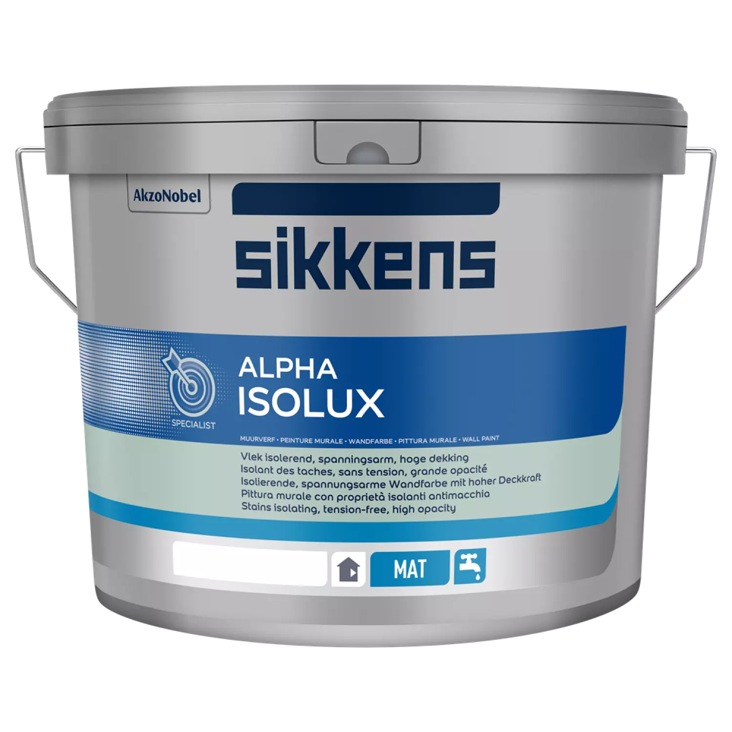 Sikkens Alpha isolux - op kleur gemengd - 10L WHITE / w05 nieuw-image