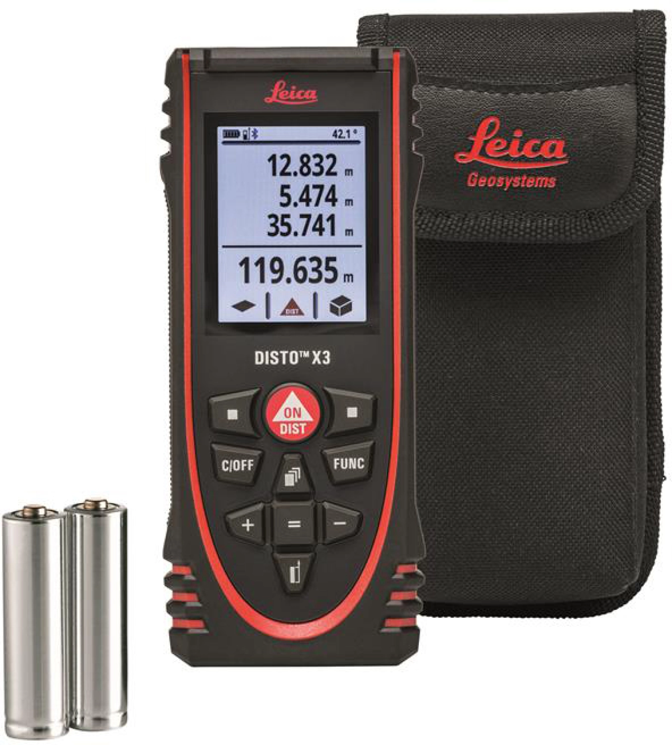 Leica Disto X3 Afstandsmeter in tas - bluetooth - 150m-image