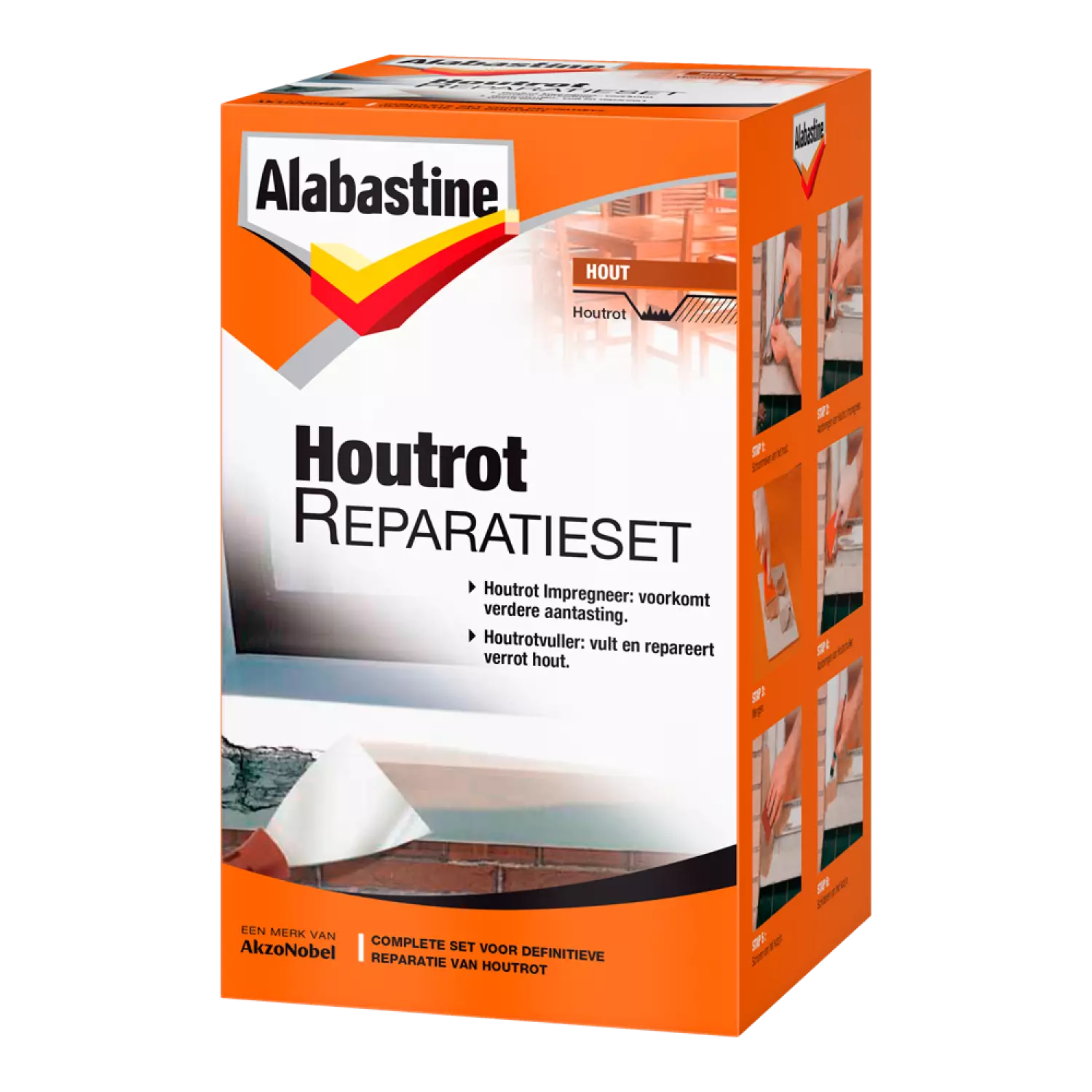 Alabastine Houtrotreparatieset - Pasta - Naturel/vuren - 500gr-image