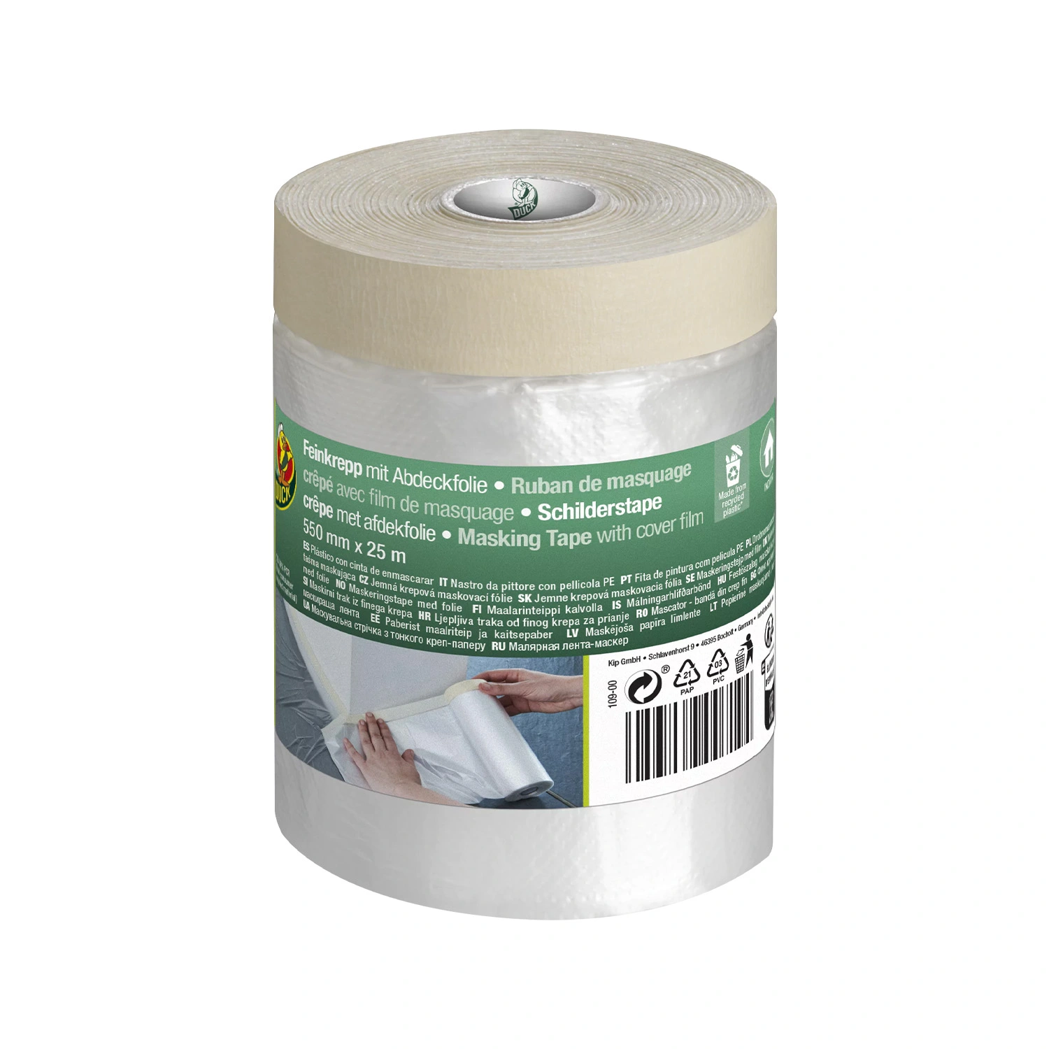 Duck Tape Masking Tape met afdekfolie