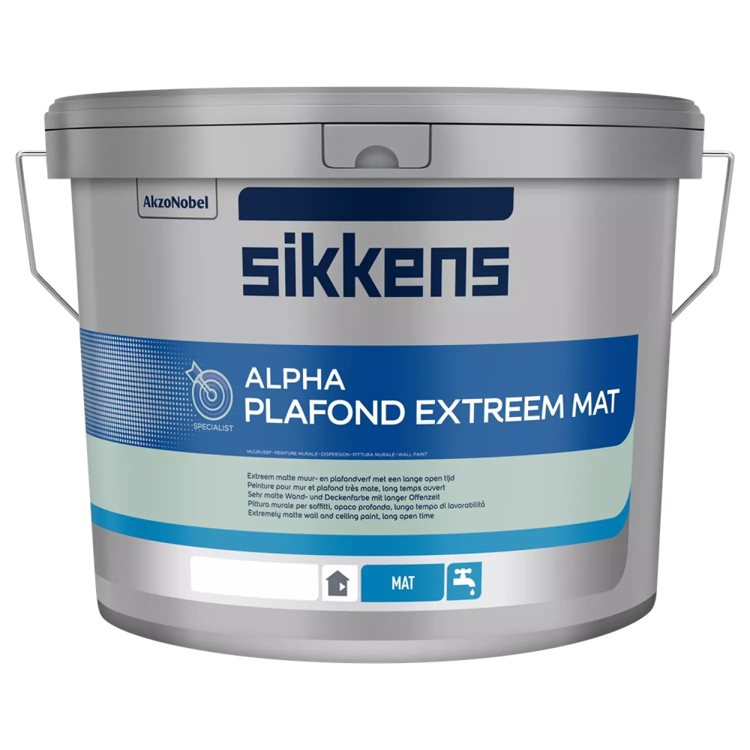 Sikkens Alpha Plafond Extreem Mat - op kleur gemengd - 10 L-image