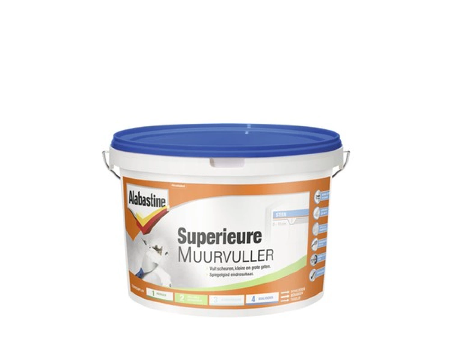 Alabastine Superieure Muurvuller - Wit - 2,5L-image