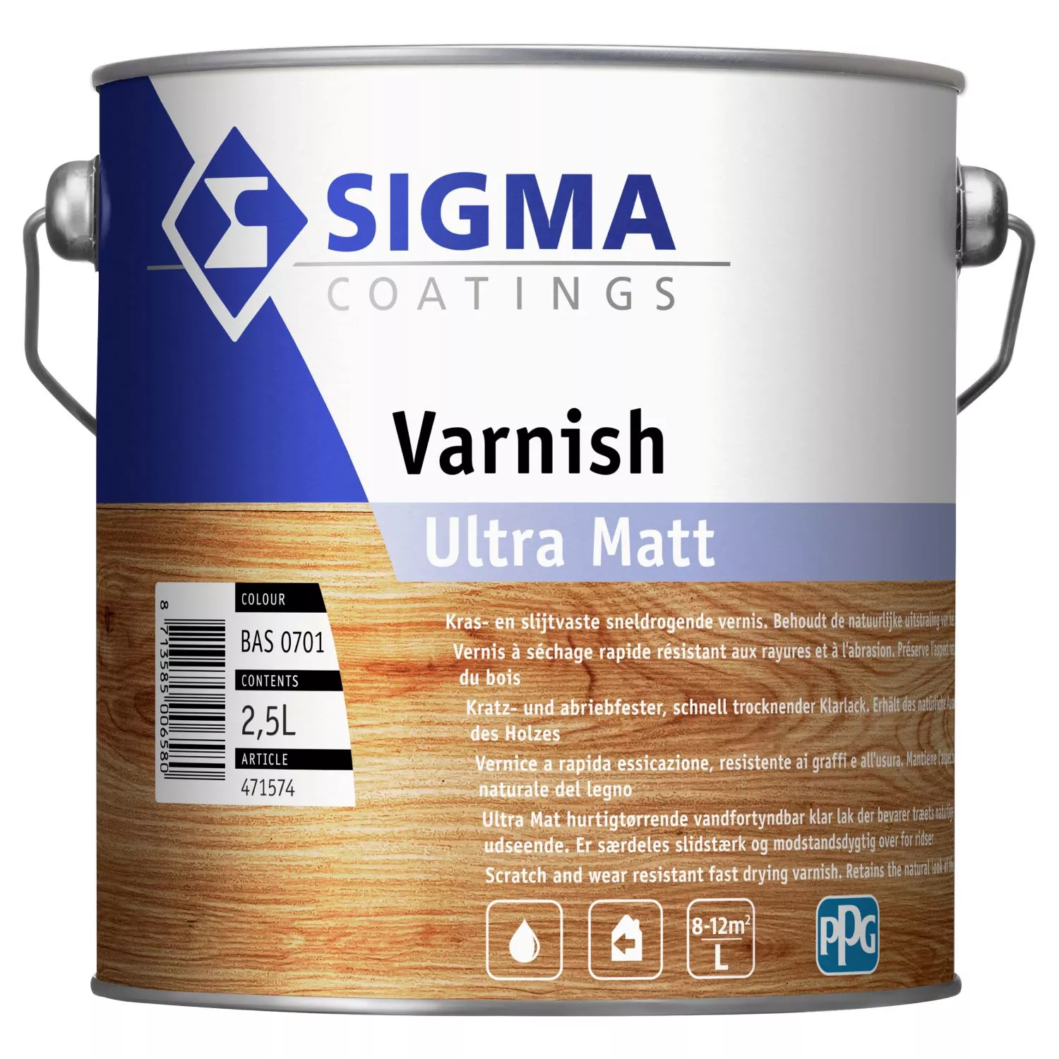 Sigma Varnish Ultra Matt - op kleur gemengd - 2,5L-image