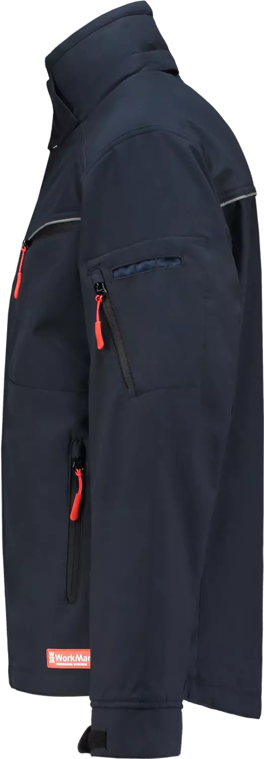 Workman 2532 Softshell Jacket Winter - Navy - 3XL-image