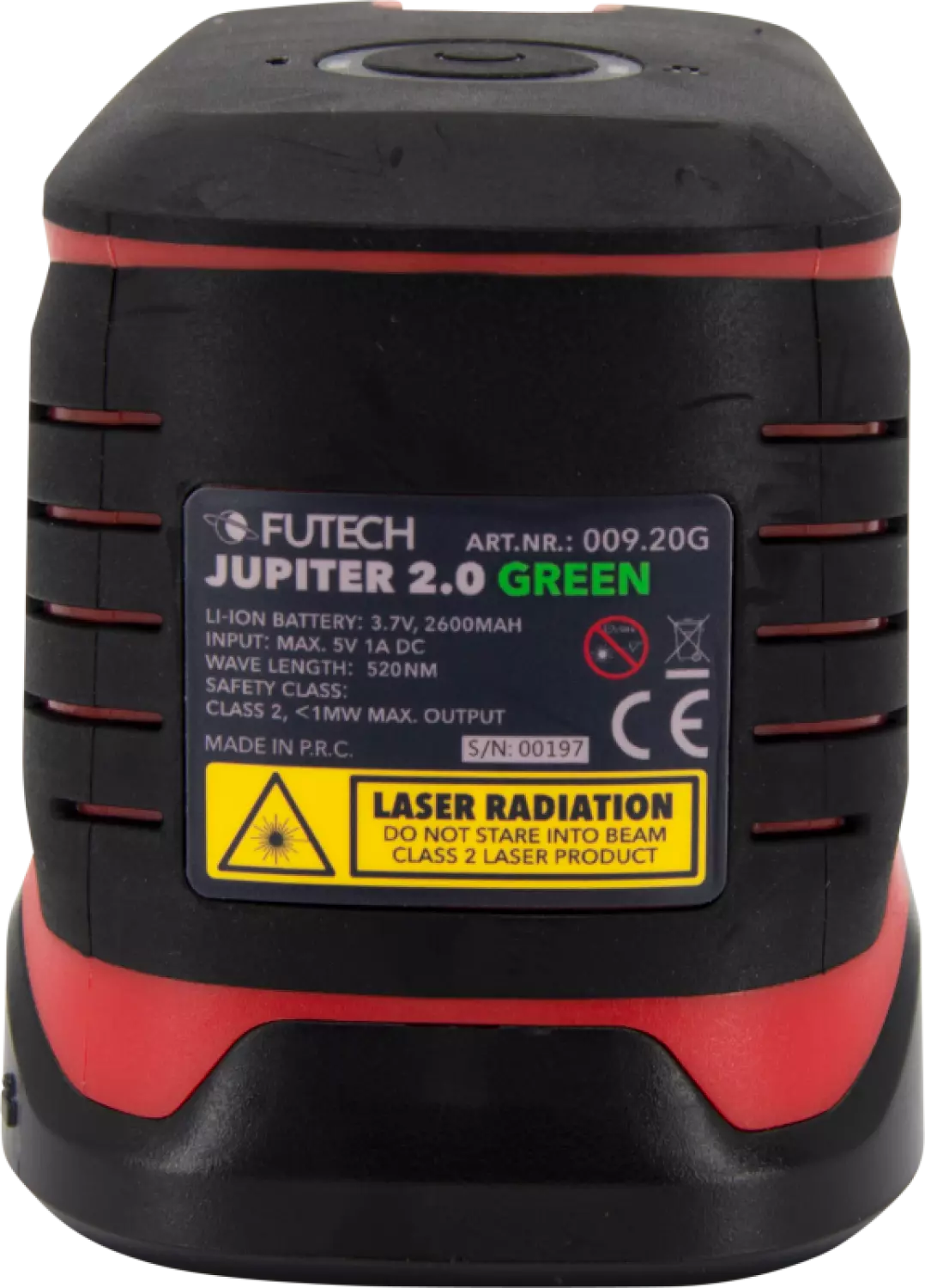 FUTECH Jupiter 2.0 lijnlaser - groen - 40m - 2 lijnen-image