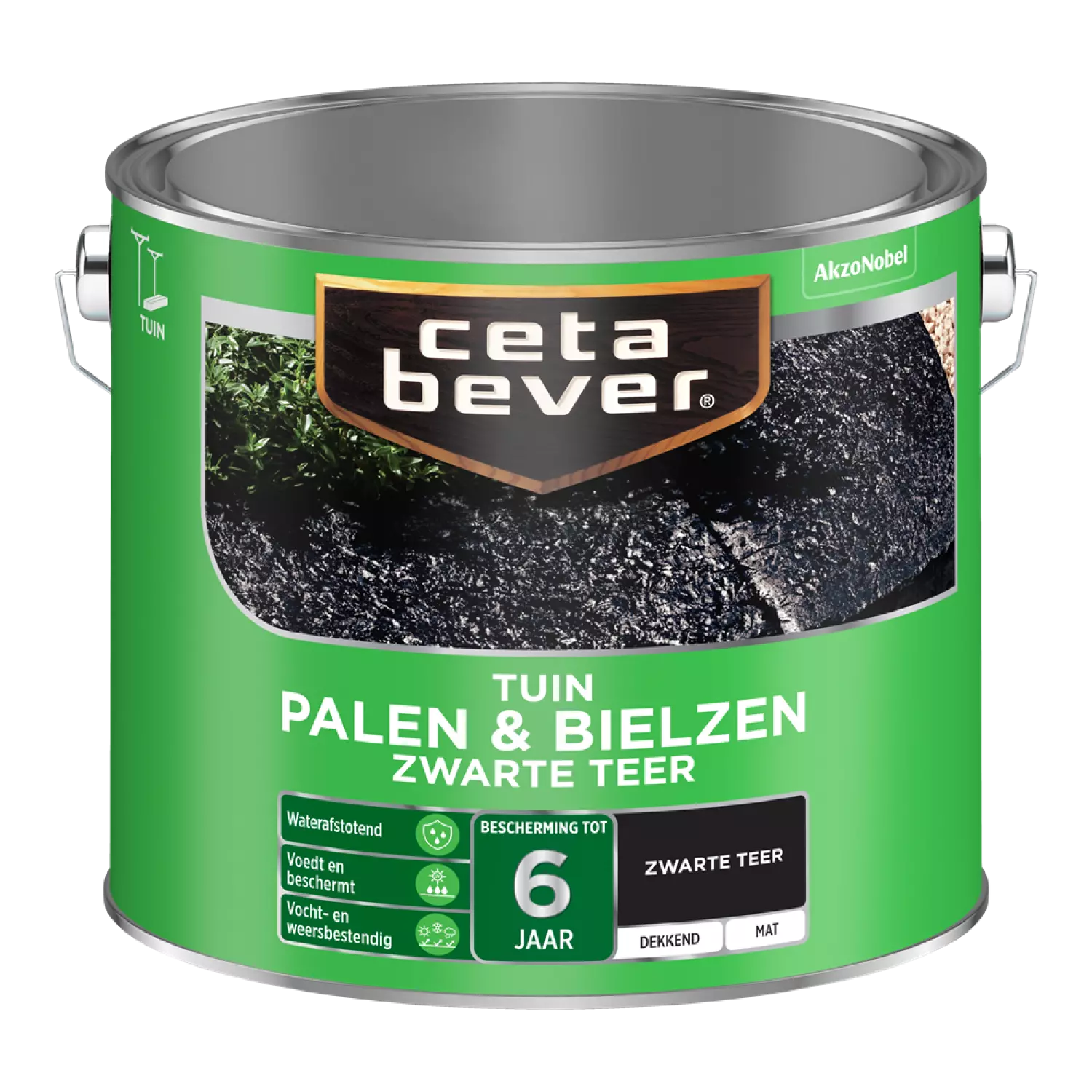 Cetabever Palen & Bielzen Zwarte Teer - 2,5L-image