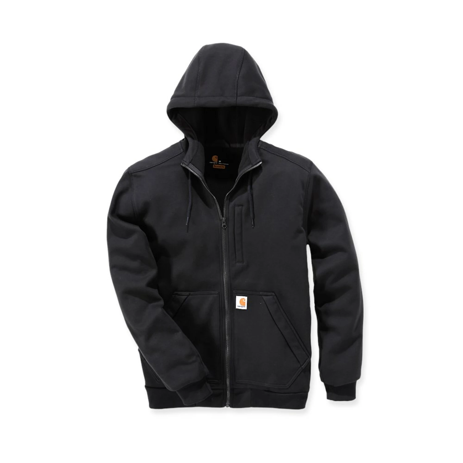 Carhartt 101759 Wind Fighter Hooded Sweatshirt - Relaxed Fit - Black - M-image