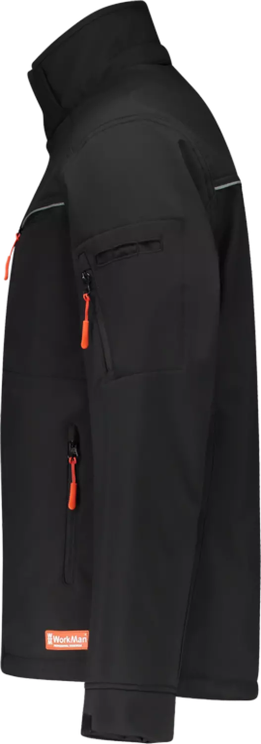Workman 2536 Softshell Jacket Winter - Zwart - 2XL-image