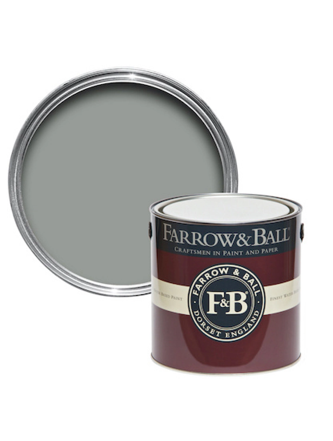 Farrow & Ball Flat Eggshell Manor House Gray No.265 - 2,5L-image