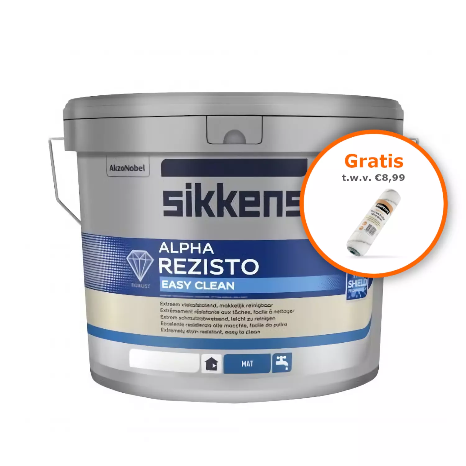 Sikkens Alpha Rezisto Easy Clean Mat n00 1L-image