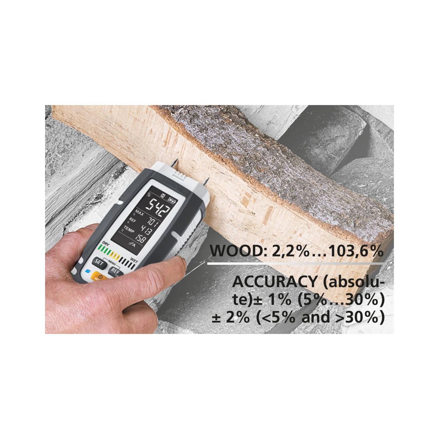 Laserliner DampMaster Plus Materiaal vochtmeter